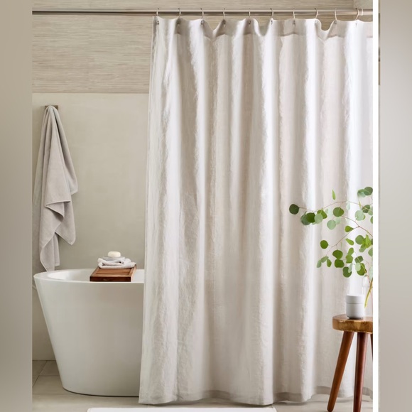 Parachute European Flax Linen Shower Curtain - Thumbnail 4